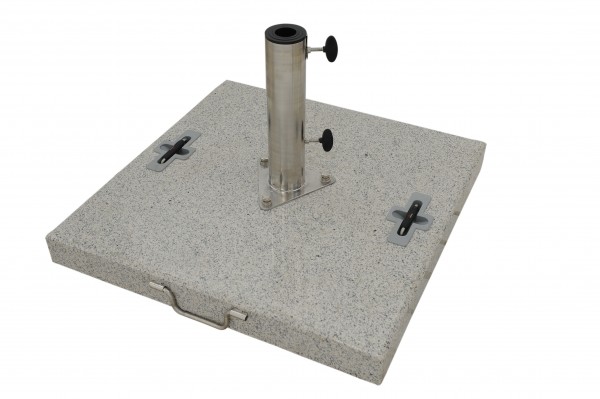 Doppler Schirmstander 90kg Granitstander Mit Rollen