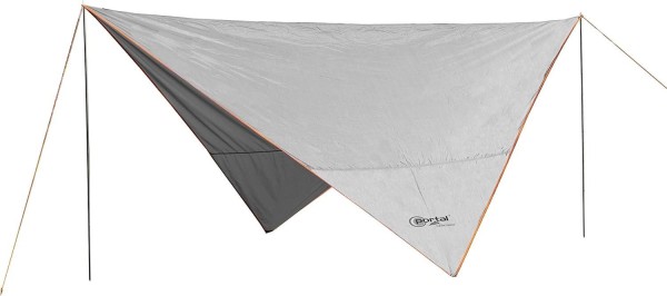 TARP MESA Sonnensegel Abdeckplane Markise 350cm grau/orange