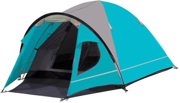 2. Wahl BRAVO 3 Zelt Kuppelzelt Camping wasserdicht blau