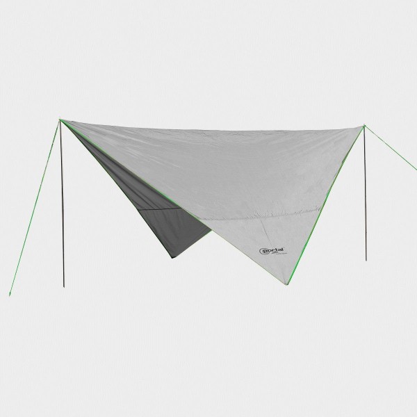 TARP MESA Sonnensegel Abdeckplane Markise 350cm grau/grün